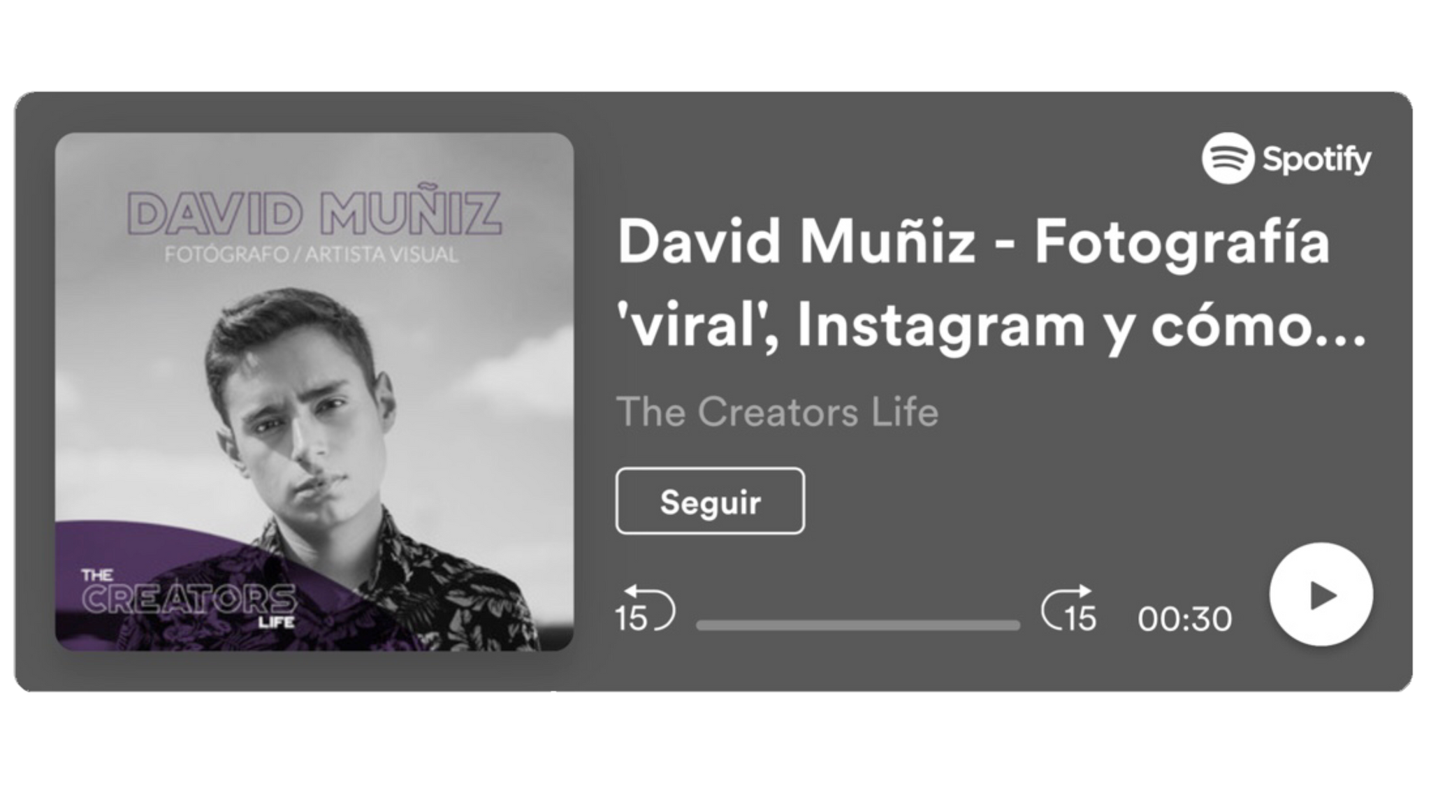 Podcast: David Muñiz - Fotografía 'viral', Instagram y cómo colaborar, by HUNTERS.